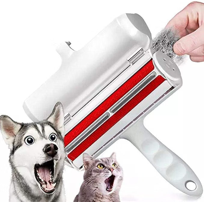 Pet Hair Remover Roller with Patented Brush System, Reusable
